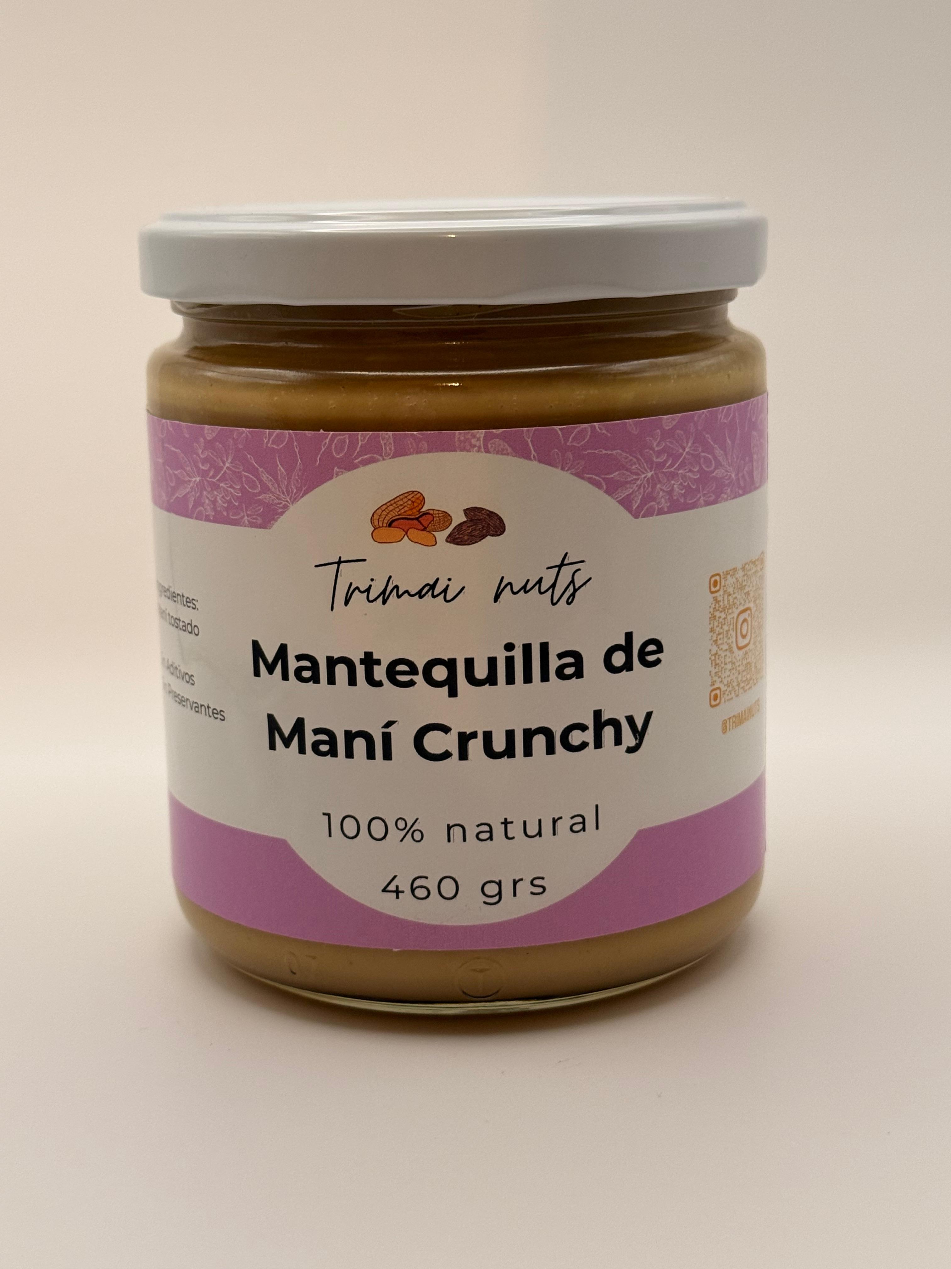 Mantequilla de Maní Artesanal Crunchy – 460 g