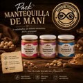 Pack Mantequilla de Maní (original, crunchy y bon o bon)